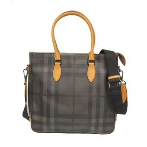 Burberry Pvc Brown Shoulder Bags